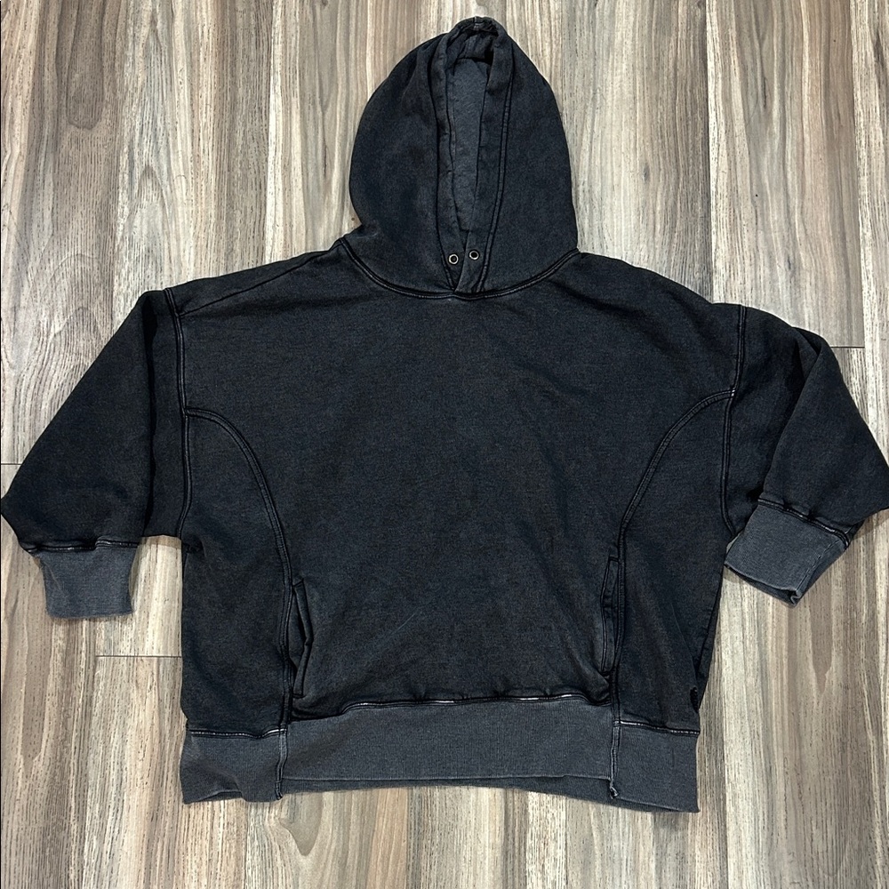 FP Movement by Free People Black Fleece-Lined Hoodie